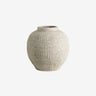 Nordal - RUPA krukke, cement – hvid – Ø30 × H32 cm