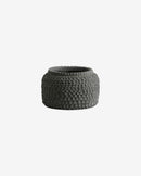 Nordal - AOBA krukke, M, cement – grå – Ø19 × H13 cm