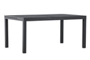 Venture Home Capo Havebord med udtræk – Sort aluminium 160/240x100x75 cm