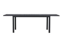Venture Home Capo Havebord med udtræk – Sort aluminium 160/240x100x75 cm