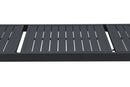 Venture Home Capo Havebord med udtræk – Sort aluminium 160/240x100x75 cm