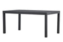 Venture Home Capo Havebord med udtræk – Sort aluminium 160/240x100x75 cm