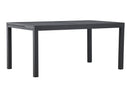 Venture Home Capo Havebord med udtræk – Sort aluminium 160/240x100x75 cm