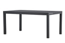 Venture Home Capo Havebord med udtræk – Sort aluminium 160/240x100x75 cm