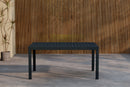 Venture Home Capo Havebord med udtræk – Sort aluminium 160/240x100x75 cm