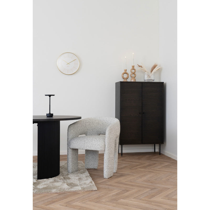 House Nordic - Lyneham LED Bordlampe, sort, Ø13xH28,5cm