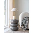 House Nordic - Sheffield Bordlampe, marmor & metal, H45 cm