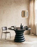 Nordal - ESA spisebordsstol – sort – B45 × D50 × H79 cm