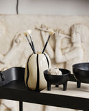 Nordal - FULDA rullebord i jern, sort,66x41x78cm