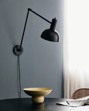 Nordal - FREYA væglampe – sort – L65 × D20 × H70 cm