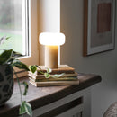 Stafford Bordlampe fra House Nordic i natur / Hvid - billede 9