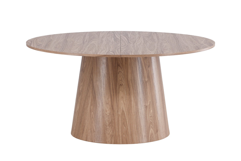Venture Home - Lanzo – rundt spisebord Ø150 cm – natur MDF med cylinderfod