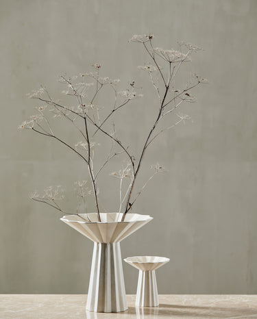 Nordal - MINU vase, L – elfenben – B35 × H35 cm