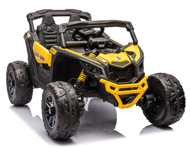 License Can-Am Marverick UTV, gul, 21,6V/5Ah Li-Ion batteri, 4x200w