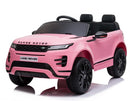 Range Rover Evoque, Elbil til Børn – 12V Pink med Lithium-batteri, fjernbetjening