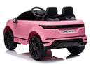 Range Rover Evoque, Elbil til Børn – 12V Pink med Lithium-batteri, fjernbetjening