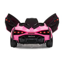 License - Lamborghini Sian, pink, 4x12V/30W motor,batteri 12V/7Ah , fjernbetjening til forældre