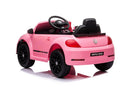 License - VW Beetle Dune elbil pink 2x 12V – gummihjul & fjernbetjening