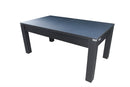 Sanremo 6' multifunktionsbord - spisebord, poolbord og bordtennis, sort