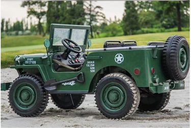 Azeno - Explorer, 24V elbil, 4x4, stor model m. 3 sæder, m. fjenbetjening, EVA hjul - Bolig og Haven