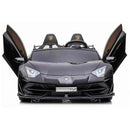 License - Lamborghini Aventador SJV, m. driftfunktion, lædersæder, 2 pers. sort