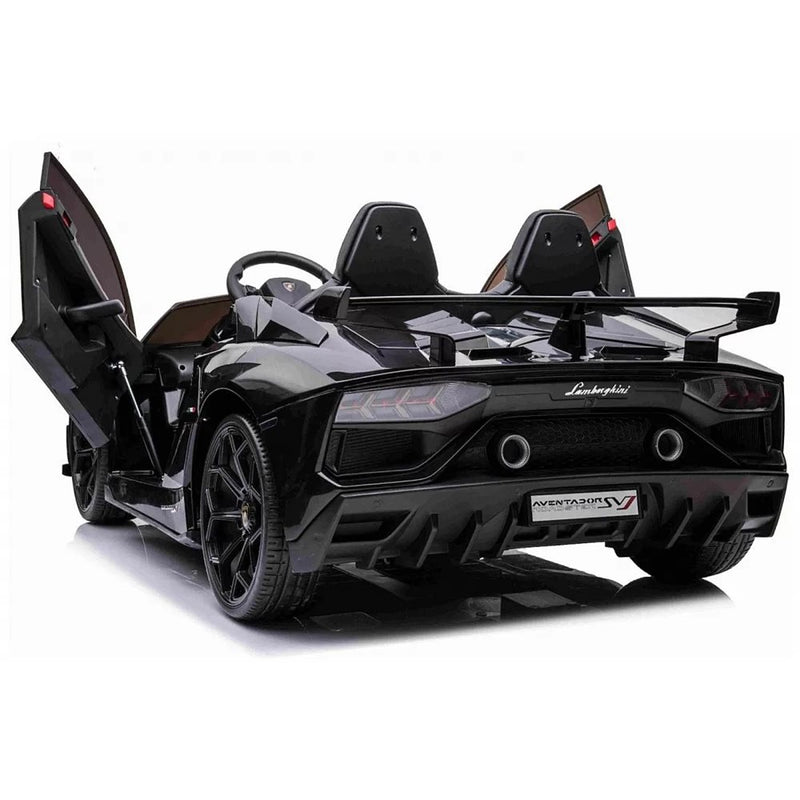 License - Lamborghini Aventador SJV, m. driftfunktion, lædersæder, 2 pers. sort