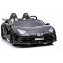 License - Lamborghini Aventador SJV, m. driftfunktion, lædersæder, 2 pers. sort