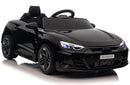 Licensed - AUDI RS e-tron GT, Sort,lædersæde,sele,fjernbjening, 10,8V,5Ah,4x12V/30W