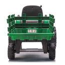 Azeno - Traktor Powermax, grøn, inkl. vogn og fjernbetjening,21,6V 5Ah Li-Ion batteri