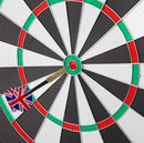 Standlord - Dartskab inkl.  Dartskive, 6 pile