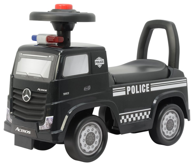 License - Gåbil, Mercedes Actros Police,49x24x35cm
