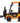 JCB - gaffeltruck elbil, 2x12V/45W motor, litium batteri, løftearm & fjernbetjening