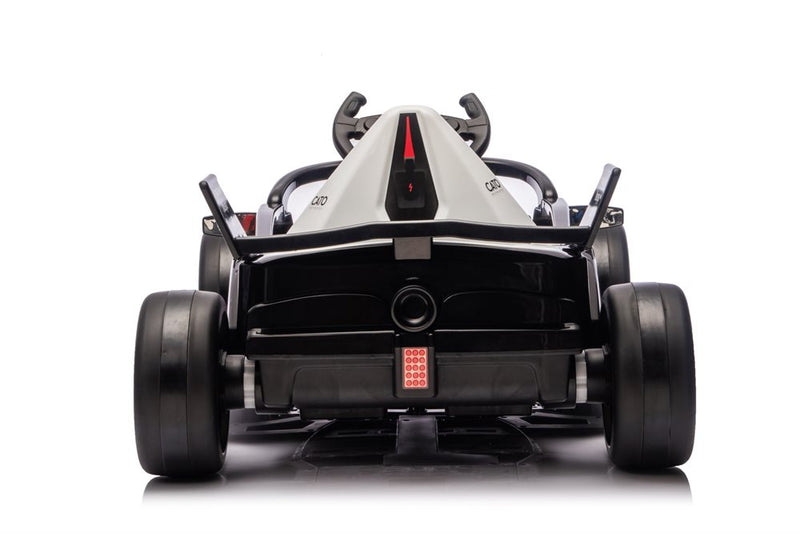 Porsche Formula E 12V Elbil til børn – Licenseret racerbil med lædersæde, musik & fjernbetjening