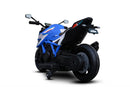 KTM X12 El-motorcykel Børn Blå - 2x12V 45W med Lædersæde - 3+ År