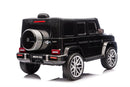 Mercedes Benz AMG G63 Black Elbil til Børn - 2x12V, Fjernbetjening, Læder