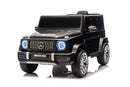 Mercedes Benz AMG G63 Black Elbil til Børn - 2x12V, Fjernbetjening, Læder