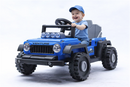 Azeno Transformers - elbil til børn,2x24V, Blå – Byg 2 modeller: Jeep eller F1 racerbil