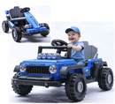 Azeno Transformers - elbil til børn,2x24V, Blå – Byg 2 modeller: Jeep eller F1 racerbil
