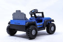 Azeno Transformers - elbil til børn,2x24V, Blå – Byg 2 modeller: Jeep eller F1 racerbil