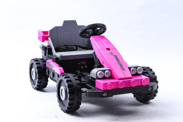 Azeno Transformers - elbil til børn,2x24V, lyserød – Byg 2 modeller: Jeep eller F1 racerbil