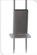 BBQ grillspyd XL - Med skubbefunktion - 4 stk. L36 cm