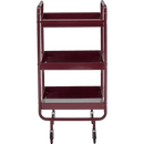 House Doctor Trolley, HDRoll, Bordeaux,42x85x38cm