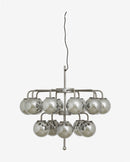 Nordal - PALMA lysekrone – metallisk – Ø74 × H68 cm