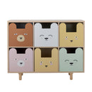 Bloomingville MINI - Calle Bogreol m/skuffer, Natur, Kejsertræ H89 cm