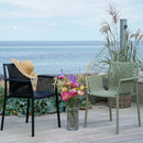 House Nordic - Tulsa Havestol - Sæt af 2 stk. -  Grøn