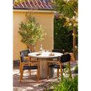 Anzio Spisebordsstol fra House Nordic i natur / Sort - billede 7