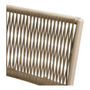 House Nordic - Arcas Cafésæt Taupe Reb/Stål - 2 Stole og 1 Bord
