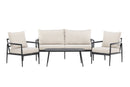 Venture Home Taromina Lounge Set - Black / Beige - Bolig og Haven