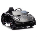 Porsche Spyder 718 RS, 12V litium batteri, sort