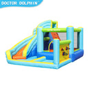 Doctor Dolphin Bouncer Water Park – Hoppeborg med Vandrutsjebane, 360x340x218 cm og 450W Blæser